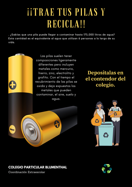 Reciclaje Pilas y Baterias.